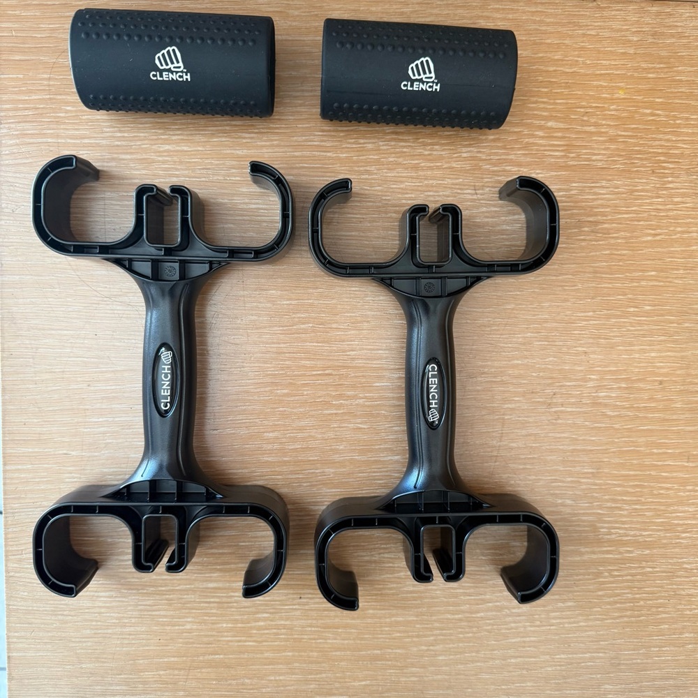 Clench Fitness Band Handles with Clench Grips.  EUC